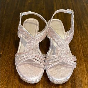 Wedge Rose Gold slipper